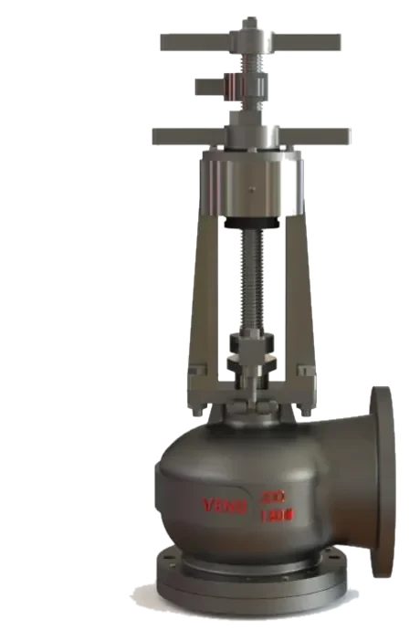 Slurry angle valve for an alumina refinery on the shop floor