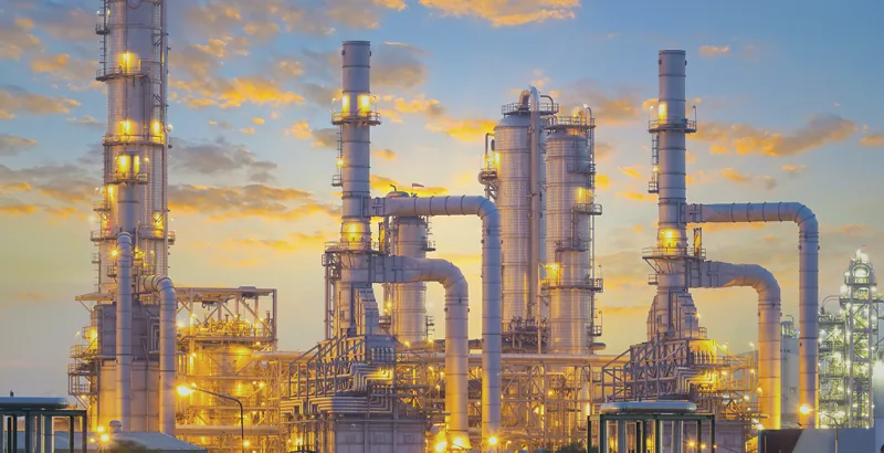 Pipework and valves in a hydrocarbon process setting