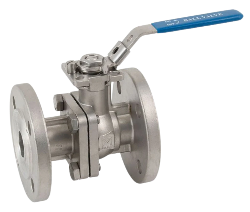 2 Piece Ball Valves — product photograph of the manufactured valve