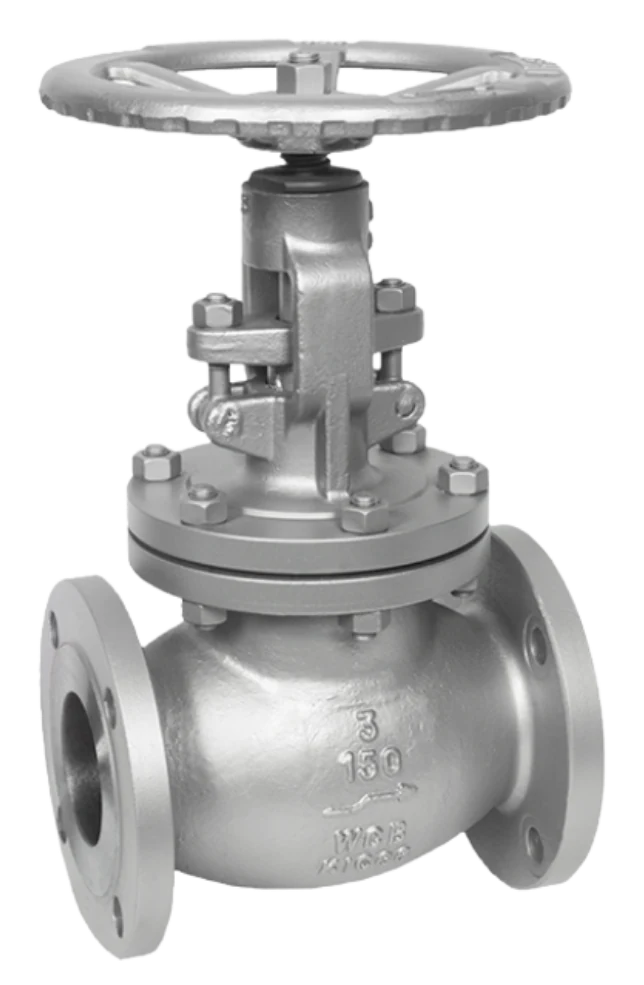 Cast Steel Globe Valves — product photograph of the manufactured valve