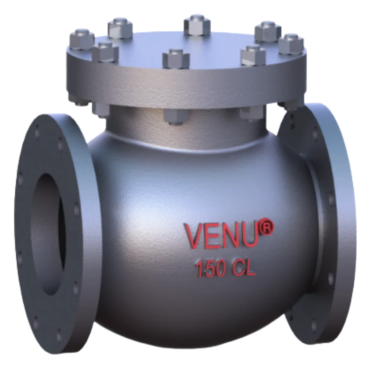 Cast Steel Swing Check Valves API 6D — product photograph of the manufactured valve